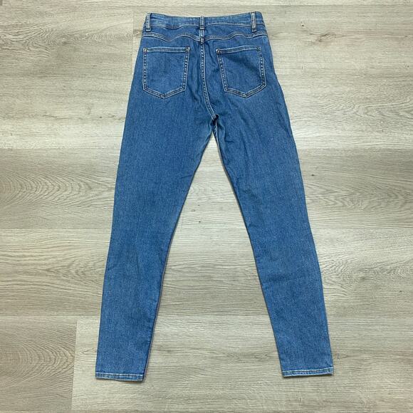 Sandro Paris Tobby Visible Seam Skinny Jeans Women's 28 Minimalist Casual - Picture 3 of 12